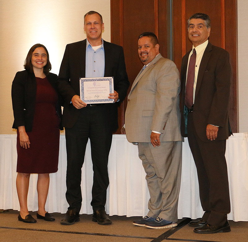 MTM receives Innovative Solutions Award at IWP luncheon in Springfield, Illinois.